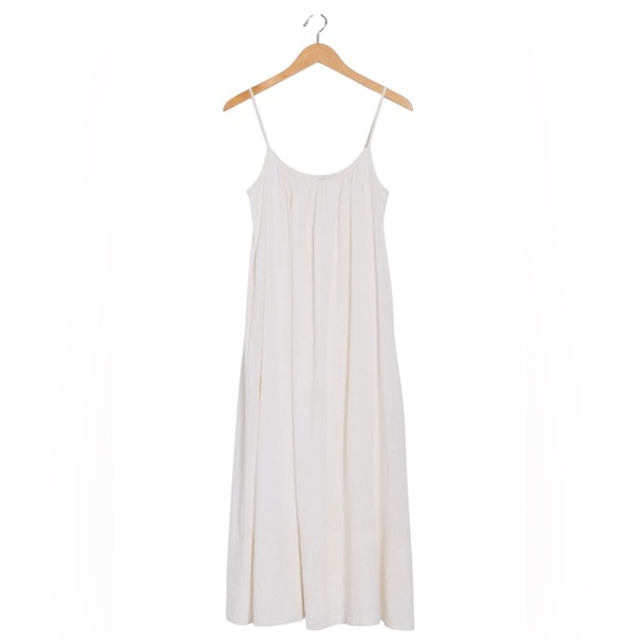 LUSH Cream Swing Maxi Tank Dress Large - Picture 3 of 3